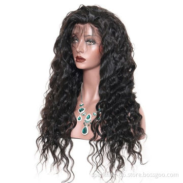 Wholesale Lace Front Human Hair Wigs For Black Women Brazilian Deep Wave Wig Pre Plucked With Baby Hair Natural Hairline Remy